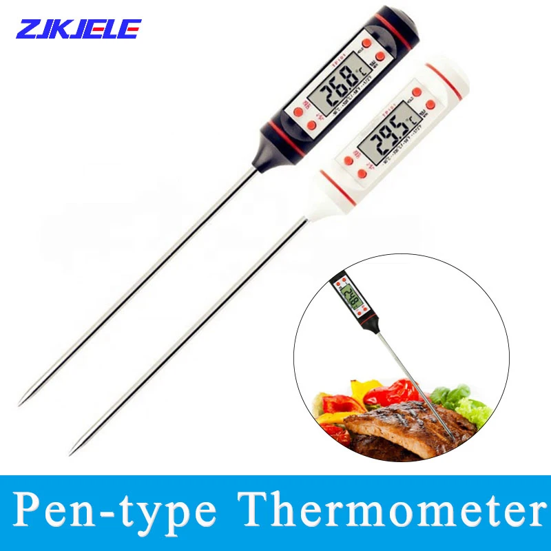 Digital Display Meat Thermometer Cooking Food Kitchen BBQ Probe Water Milk Oil Liquid Oven Temperaure Sensor Meter Thermocouple
Digital Display Meat Thermometer Cooking Food Kitchen BBQ Probe Water Milk Oil Liquid Oven Temperaure Sensor Meter Thermocouple