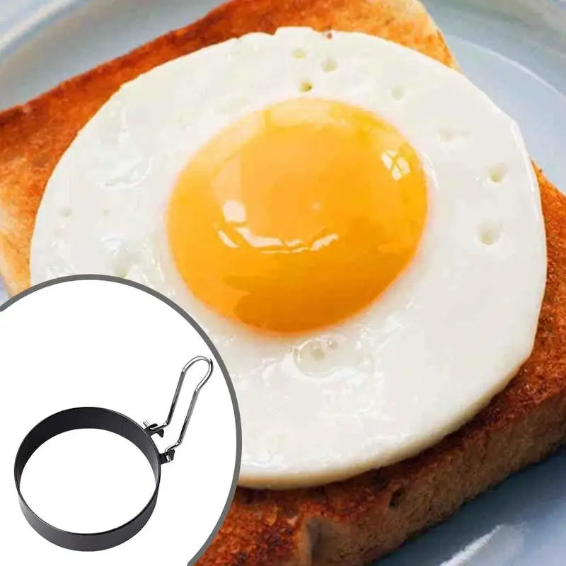 Metal Egg Baking Rings, Steel Omelette, Model, Pancake Rings Mold Fried, Round Circle, + Stick No Handle Poach Perfect H3O2
Metal Egg Baking Rings, Steel Omelette, Model, Pancake Rings Mold Fried, Round Circle, + Stick No Handle Poach Perfect H3O2