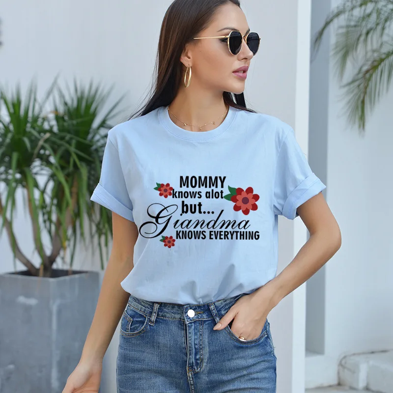Summer Hot Sale Tops Mommy Knows Alot Printed Women Tshirt Harajuku Steertwear Vintage Camisetas Hip Hop Casual Gothic Tee
Summer Hot Sale Tops Mommy Knows Alot Printed Women Tshirt Harajuku Steertwear Vintage Camisetas Hip Hop Casual Gothic Tee