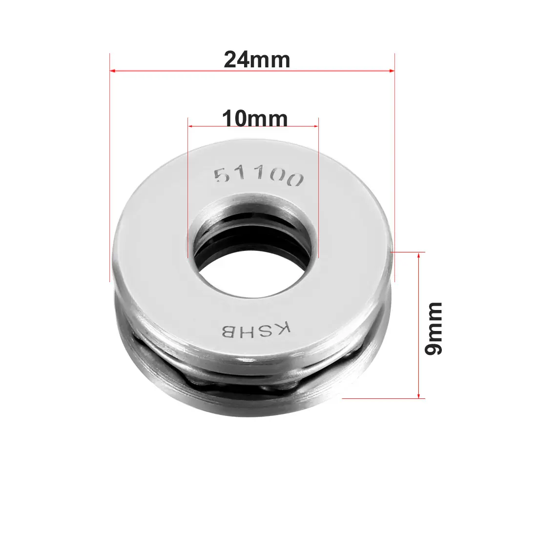 uxcell Thrust Ball Bearings Single Direction 51100 51101 F6-12M F8-16M 51100 2pcs
uxcell Thrust Ball Bearings Single Direction 51100 51101 F6-12M F8-16M 51100 2pcs