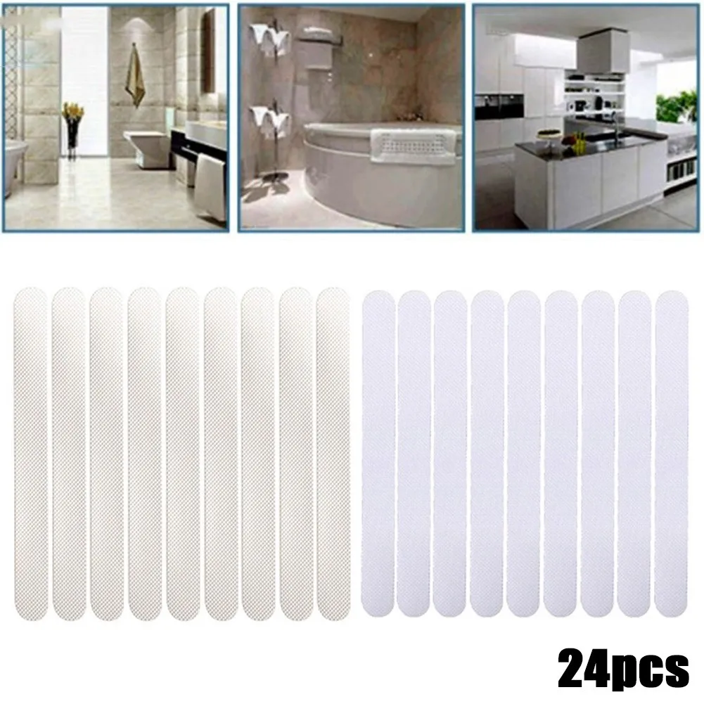 24Pcs Anti Slip Bath Grip Stickers Non Slip Shower Strips Flooring Safety Tape Mat Pad Non Slip Strips Stickers
24Pcs Anti Slip Bath Grip Stickers Non Slip Shower Strips Flooring Safety Tape Mat Pad Non Slip Strips Stickers