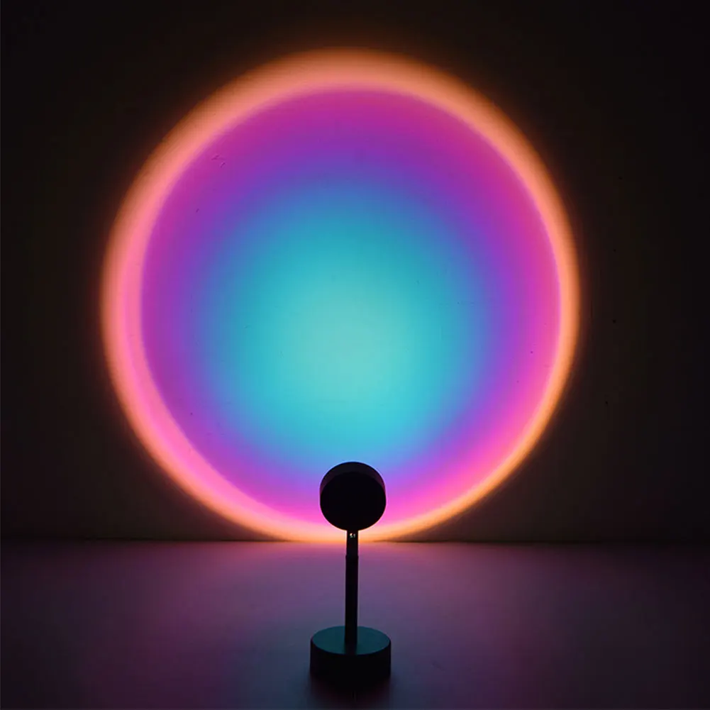 Sunset Rainbow Projector Night Lights Usb Bedside Table Lamp Valentines Day Gift Lamps Bedroom Bar Coffee LED Atmosphere Light
Sunset Rainbow Projector Night Lights Usb Bedside Table Lamp Valentines Day Gift Lamps Bedroom Bar Coffee LED Atmosphere Light