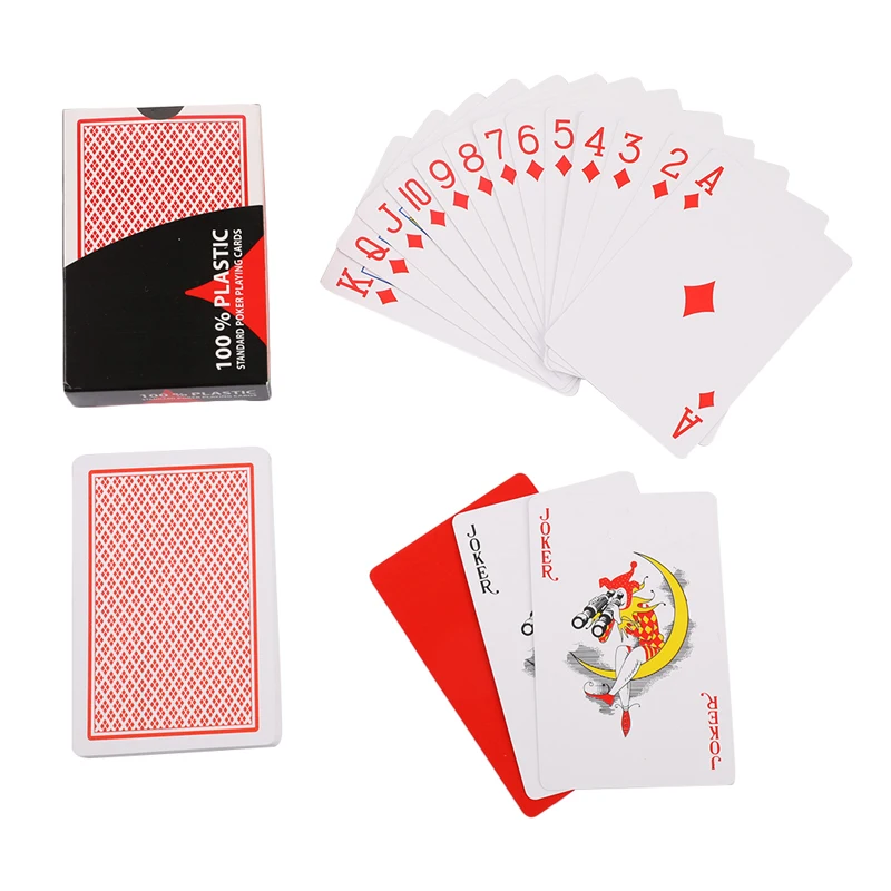 Waterproof Wear-resistant Plastic Playing Cards Board Game Poker 59*89mm Magic Card
Waterproof Wear-resistant Plastic Playing Cards Board Game Poker 59*89mm Magic Card