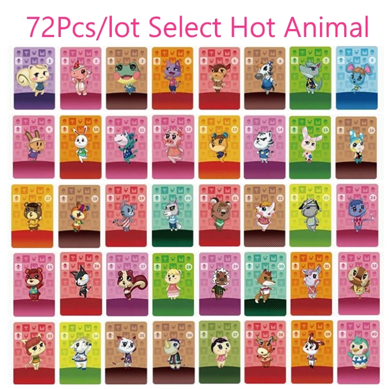 Fast Shipping 72Pcs/Set Select Hot Villagers Animal Croxxing Amxxbo NFC Ntag215 Tag Mini Card Collection Coin
Fast Shipping 72Pcs/Set Select Hot Villagers Animal Croxxing Amxxbo NFC Ntag215 Tag Mini Card Collection Coin