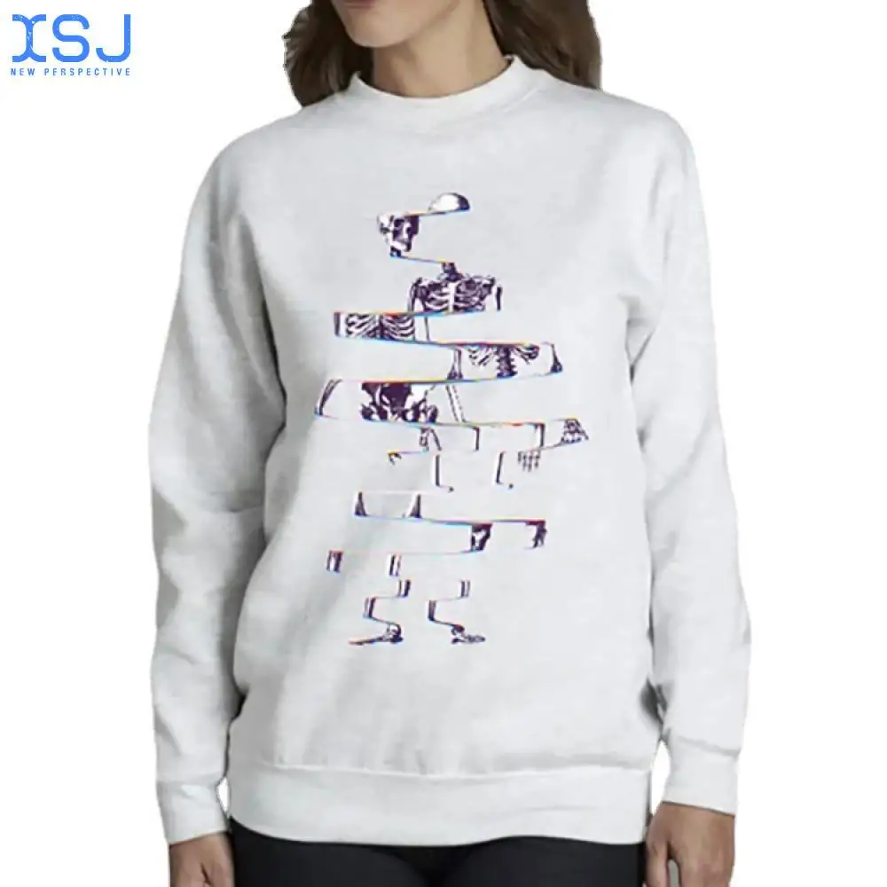 Women's Long Sleeves Hoodie Casual Round Neck Solid Color Print Long Sleeve Tops Skulls Sweaters for Women
Women's Long Sleeves Hoodie Casual Round Neck Solid Color Print Long Sleeve Tops Skulls Sweaters for Women
