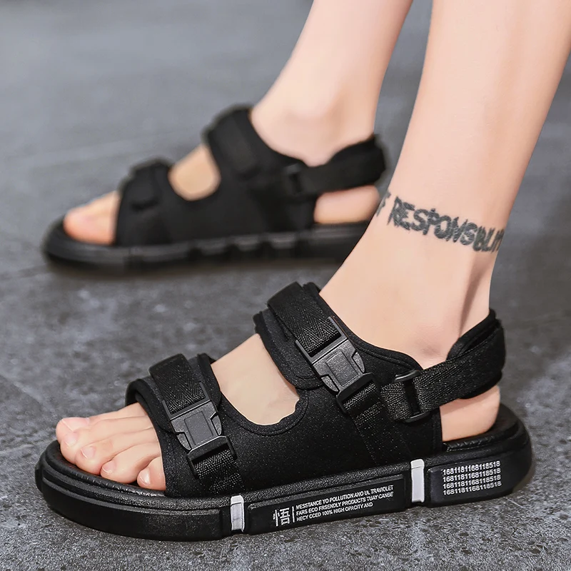 summer sandals men's antiskid, sweat proof dual-purpose driving leisure Vietnamese beach shoes sports sandals 
summer sandals men's antiskid, sweat proof dual-purpose driving leisure Vietnamese beach shoes sports sandals