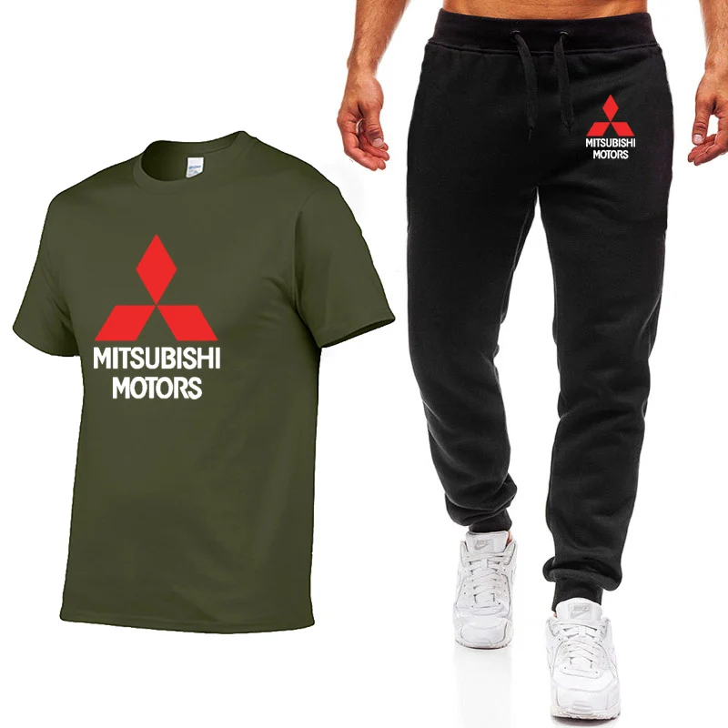 New Summer Men's T-Shirt Mitsubishi Car Logo Printed Casual High Quality Men's short sleeve+Pants Suit 2Pcs
New Summer Men's T-Shirt Mitsubishi Car Logo Printed Casual High Quality Men's short sleeve+Pants Suit 2Pcs