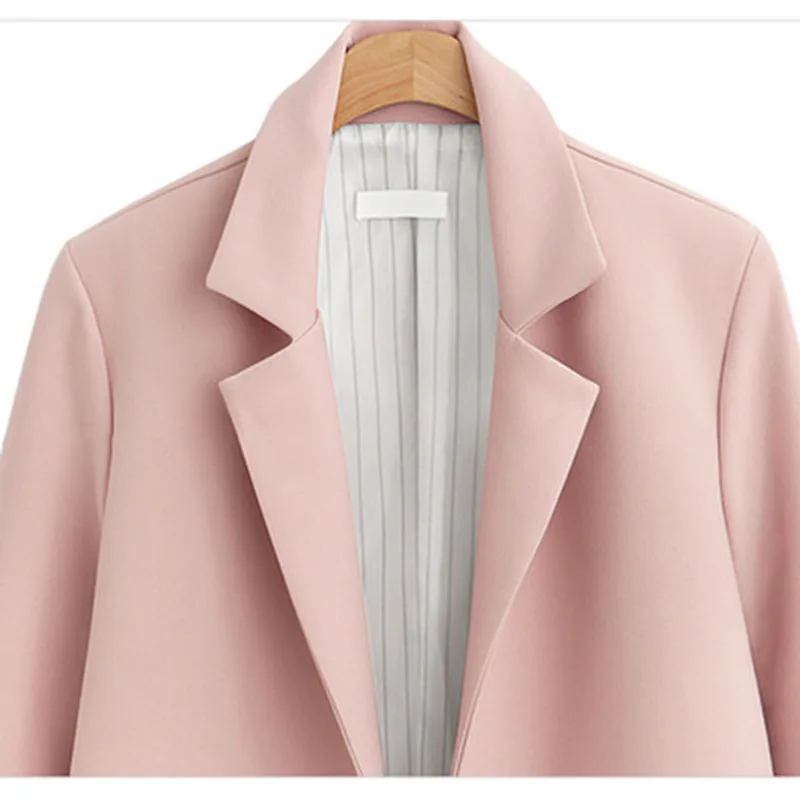 Spring Autumn Pink Blazer Women 2021 New British Style Long Sleeve Jackets Suit Fashion Office Lady Casual Coats Plus Size
Spring Autumn Pink Blazer Women 2021 New British Style Long Sleeve Jackets Suit Fashion Office Lady Casual Coats Plus Size