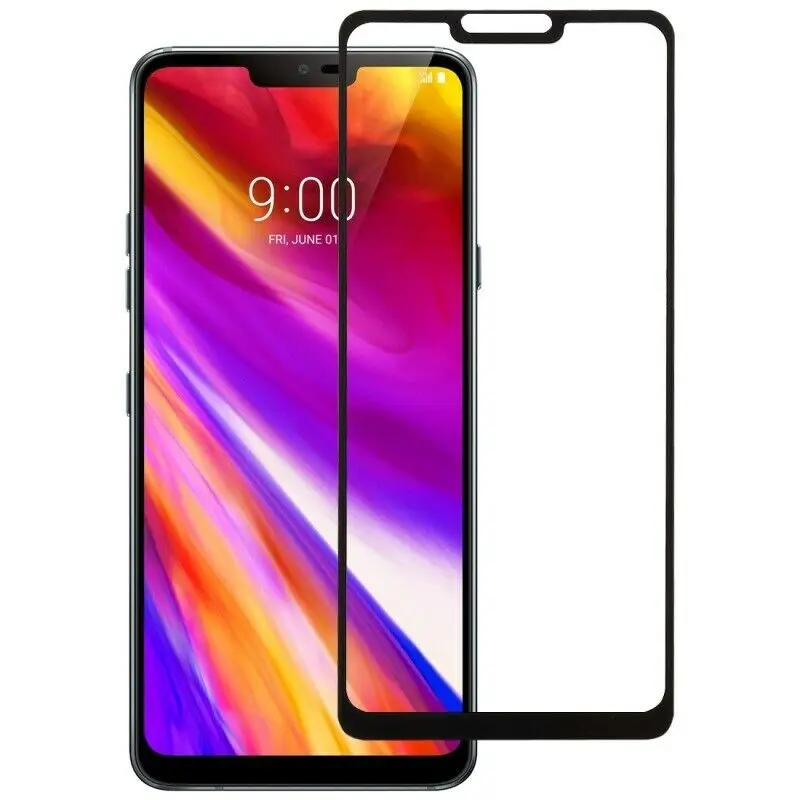 Защитное стекло для LG G7 thinQ полное покрытие защита экрана закаленное пленка sceen g7