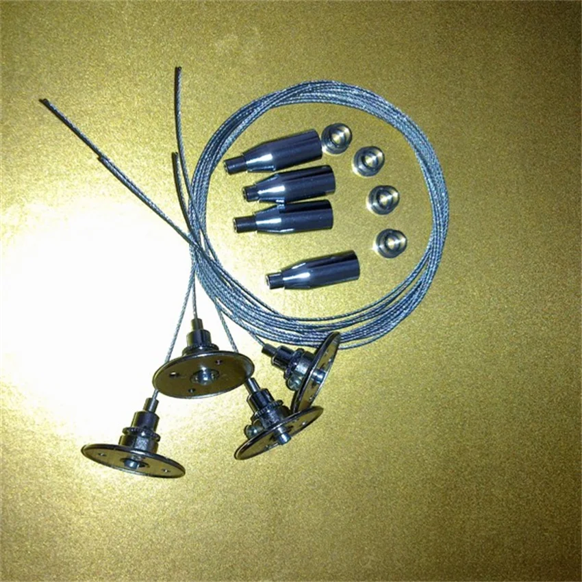 Free Shipping Suspension Wire safety steel wire LED lighting cable hanging kit for LED panel
Free Shipping Suspension Wire safety steel wire LED lighting cable hanging kit for LED panel