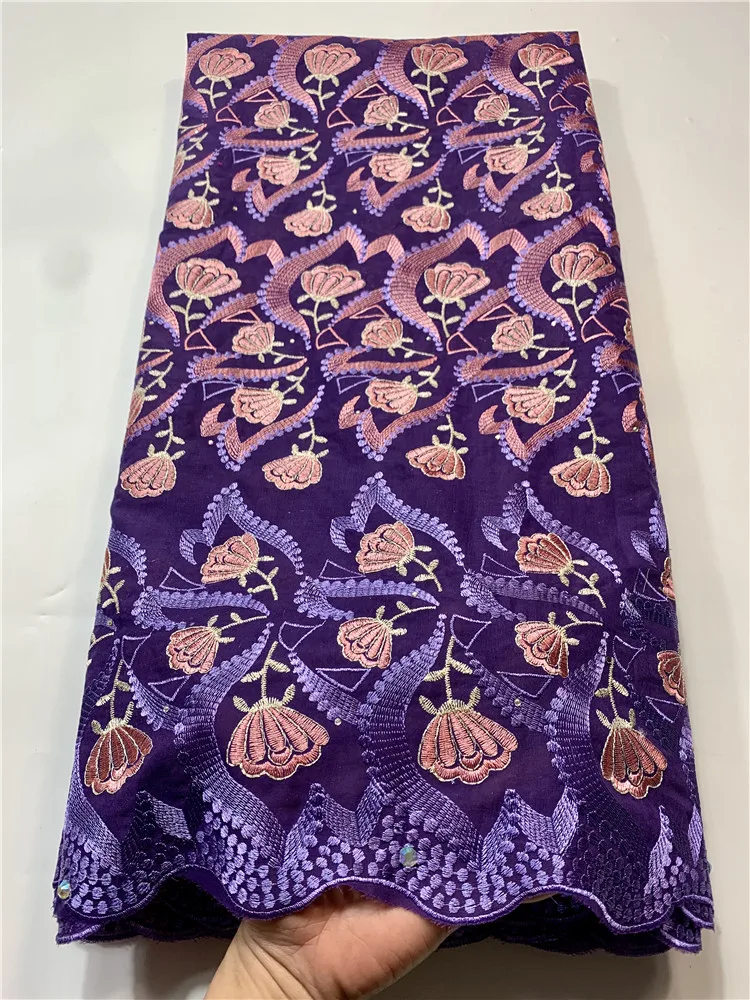 Beautiful Swiss Voile Lace fabric purple Latest African Lace Fabric Swiss Lace Fabric 5yards Cotton Fabric For Dr FJYIN123 
Beautiful Swiss Voile Lace fabric purple Latest African Lace Fabric Swiss Lace Fabric 5yards Cotton Fabric For Dr FJYIN123