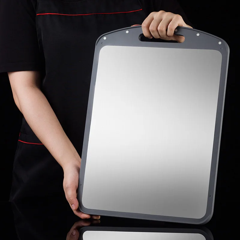 Cutting Board Kitchen Kneading Dough Rolling Chopping Board Household Square Double-Sided 304 Stainless Steel Kitchen Stuff
Cutting Board Kitchen Kneading Dough Rolling Chopping Board Household Square Double-Sided 304 Stainless Steel Kitchen Stuff