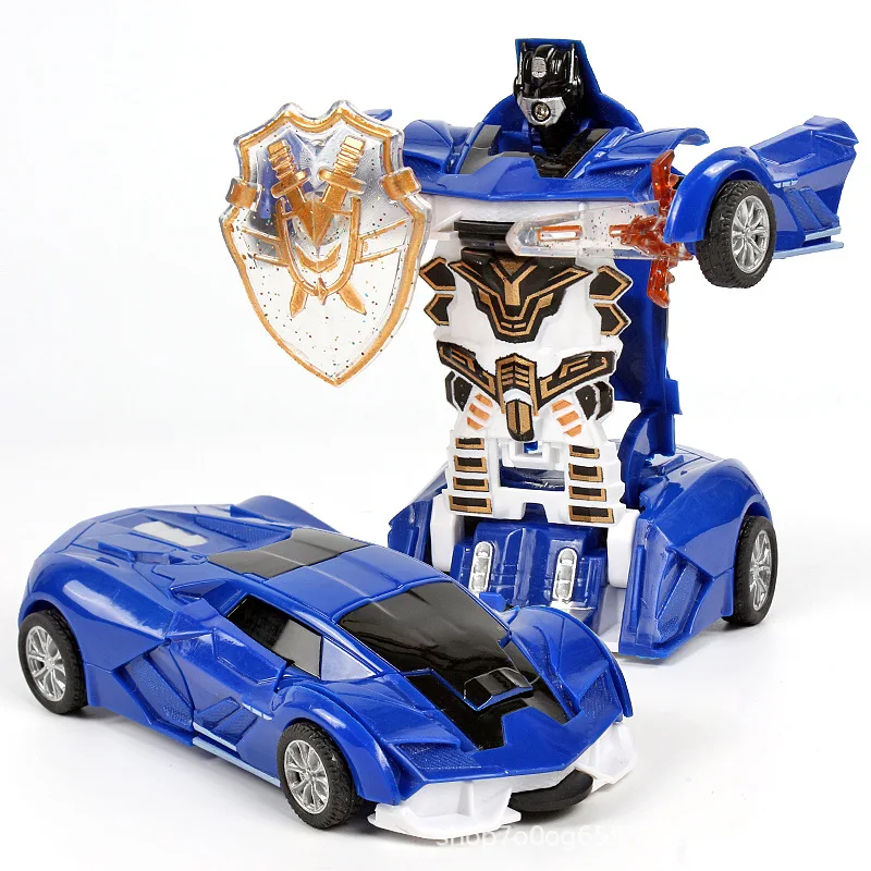 Children's Collision Deformation Toy Car Inertial Impact One-button Deformation Robot Children's Toys Are Sent In Random Colors
Children's Collision Deformation Toy Car Inertial Impact One-button Deformation Robot Children's Toys Are Sent In Random Colors