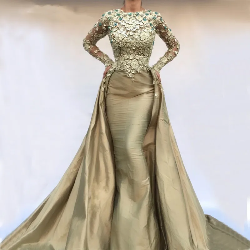Saudi Arabia Mermaid Evening Dresses 2019 Robe De Soiree Kaftan Dubai Moroccan Long Sleeves Lace Taffeta Vintage Formal Gowns
Saudi Arabia Mermaid Evening Dresses 2019 Robe De Soiree Kaftan Dubai Moroccan Long Sleeves Lace Taffeta Vintage Formal Gowns