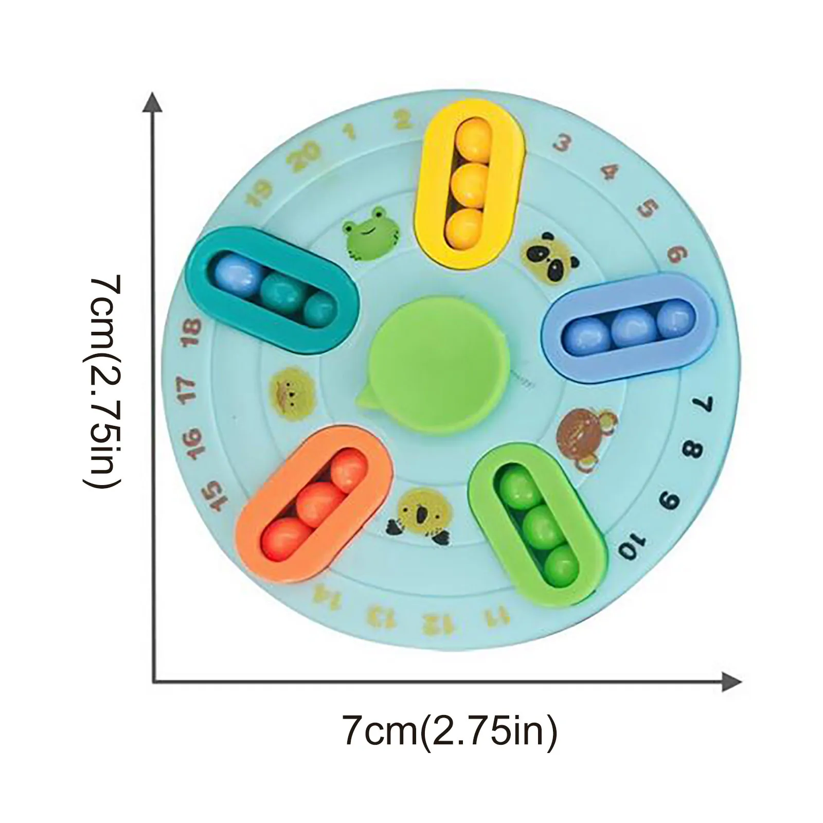Rotating Magic Bean Fingertip Rubik's Educational Round Cube Children's Finger Gyro Magic Disk Stress Relief Sensory Fidget Toys 
Rotating Magic Bean Fingertip Rubik's Educational Round Cube Children's Finger Gyro Magic Disk Stress Relief Sensory Fidget Toys