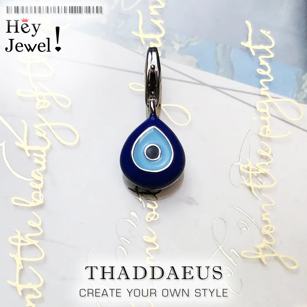Turkey Eye Blue Enamel Culture Charm Pendant 925 Sterling Silver New DIY Jewelry Lucky Accessories for Women Men Fit Bracelet
Turkey Eye Blue Enamel Culture Charm Pendant 925 Sterling Silver New DIY Jewelry Lucky Accessories for Women Men Fit Bracelet