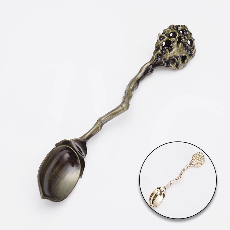 Retro Coffee Spoon Ice Cream Dessert Spoon Nordic Style Zinc Alloy Coffee Tea Mixing Spoon Elegant Kitchen Gadgets Tableware
Retro Coffee Spoon Ice Cream Dessert Spoon Nordic Style Zinc Alloy Coffee Tea Mixing Spoon Elegant Kitchen Gadgets Tableware