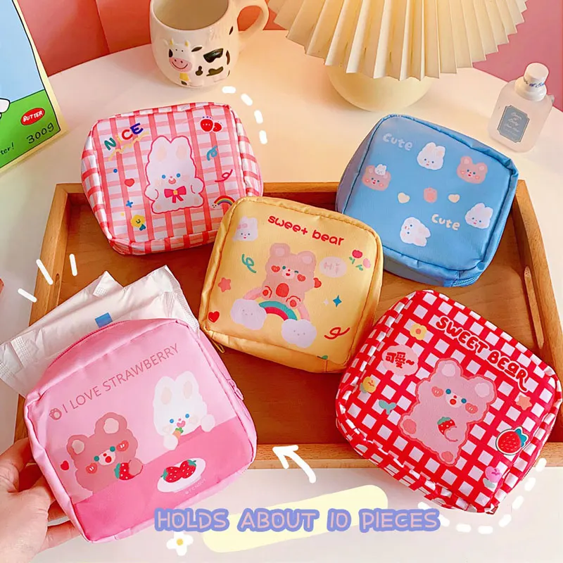 W&G Japan Korea Ins Sanitary Napkin Bag Large-capacity Storage Bag Cute Rabbit Coin Purse Women Bear Storage Bag 2021
W&G Japan Korea Ins Sanitary Napkin Bag Large-capacity Storage Bag Cute Rabbit Coin Purse Women Bear Storage Bag 2021