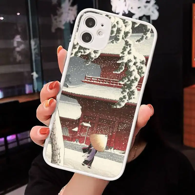 Ukiyo-e Tokyo Japanese Art Phone Case Matte Transparent for iPhone 7 8 11 12 s mini pro X XS XR MAX Plus cover funda
Ukiyo-e Tokyo Japanese Art Phone Case Matte Transparent for iPhone 7 8 11 12 s mini pro X XS XR MAX Plus cover funda
