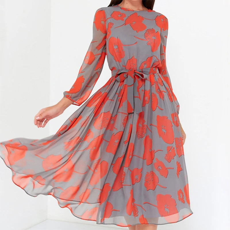 feminine dress Vintage Dot Printing Women 2021 Spring Chiffon Dress Winter Fashion Casual Dress Boho Beach Women A-line Vestid
feminine dress Vintage Dot Printing Women 2021 Spring Chiffon Dress Winter Fashion Casual Dress Boho Beach Women A-line Vestid