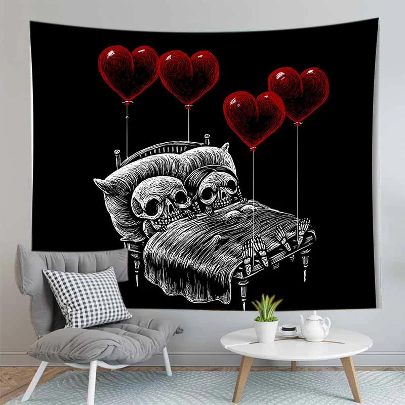 Creativity Skull Tapestry Wall Hanging Room Large Size Throw Rug Carpet Art Psychedelic Tapestries For Bedroom
Creativity Skull Tapestry Wall Hanging Room Large Size Throw Rug Carpet Art Psychedelic Tapestries For Bedroom