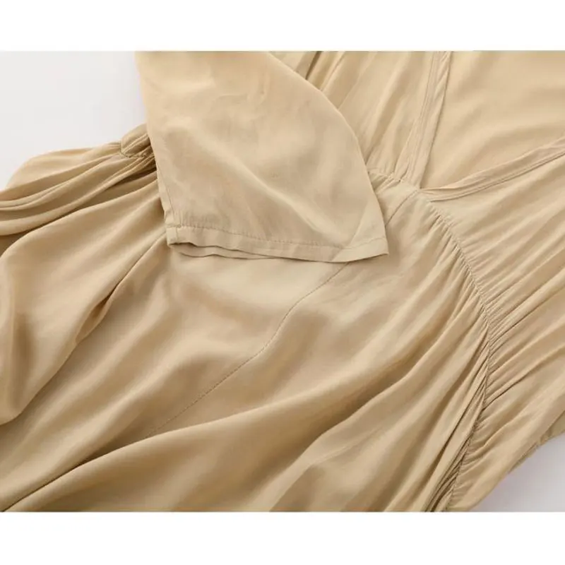 Women Mid-calf Dress 2021 Sexy Ladies Deep V Neck Beach Dress Female Irregular Long Sundress Casual Loose Solid Robe Femme
Women Mid-calf Dress 2021 Sexy Ladies Deep V Neck Beach Dress Female Irregular Long Sundress Casual Loose Solid Robe Femme