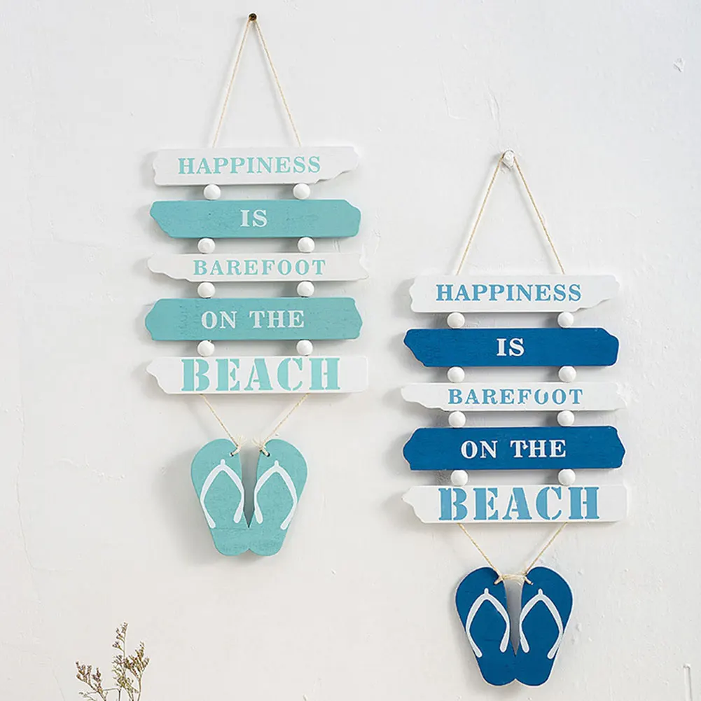 Wooden Door Hanging Sign Home Painted Decorative Beach Slippers Plaque Nautical Pendant Wall Ornament Ocean Decor Mediterranean
Wooden Door Hanging Sign Home Painted Decorative Beach Slippers Plaque Nautical Pendant Wall Ornament Ocean Decor Mediterranean