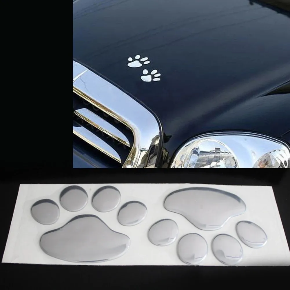 Car Sticker Design Paw 3D Animal Dog Cat Bear Prints Footprint Decal Car Stickers Silver Gold Red Accessories Auto Accessories
Car Sticker Design Paw 3D Animal Dog Cat Bear Prints Footprint Decal Car Stickers Silver Gold Red Accessories Auto Accessories