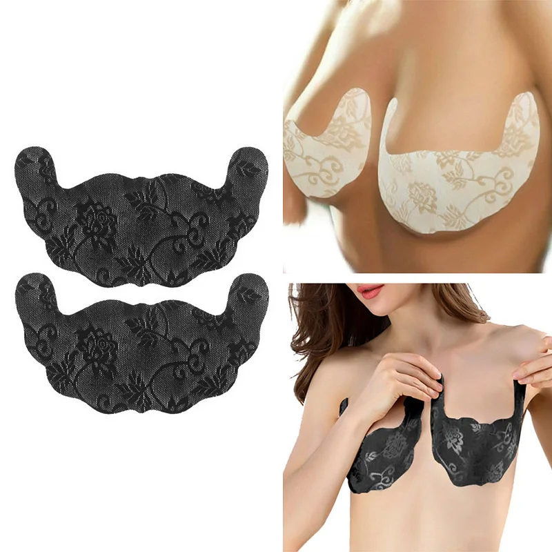 2pc Invisible Adhesive Bra Pads U-shaped Lace Breast Intimates Sexy Underwear Women Seamless Breast Useful Push Up Nipple Cover
2pc Invisible Adhesive Bra Pads U-shaped Lace Breast Intimates Sexy Underwear Women Seamless Breast Useful Push Up Nipple Cover