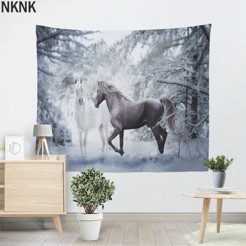 Snow Unicorn Decoration Tapestry Wall Hanging Background Cloth Christmas Psychedelic Wall Carpet Camping Tent Travel Mattres
Snow Unicorn Decoration Tapestry Wall Hanging Background Cloth Christmas Psychedelic Wall Carpet Camping Tent Travel Mattres