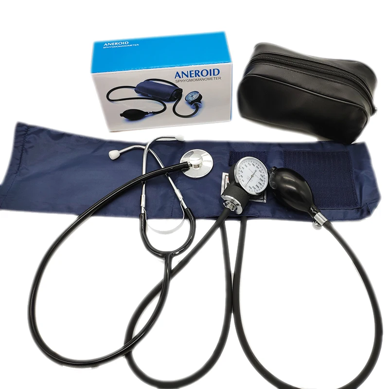 Professional Medical Household Sphygmomanometer With Stethoscope Manual Liquid-Free Blood Pressure Monitor Cuff Measuring Device
Professional Medical Household Sphygmomanometer With Stethoscope Manual Liquid-Free Blood Pressure Monitor Cuff Measuring Device