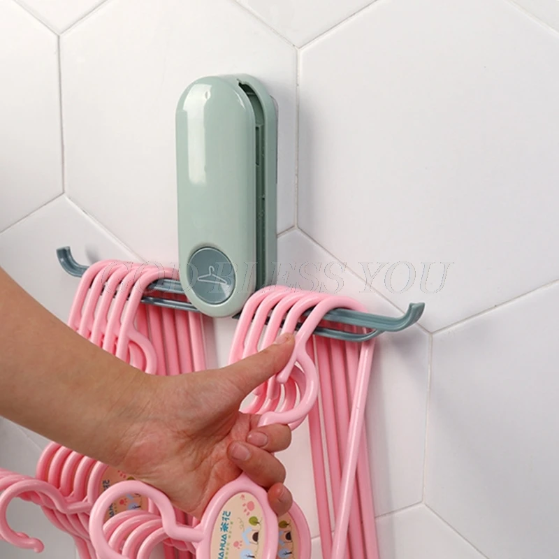 Wall Mounted Magic Clothes Hanger Organizer Companion Foldable Storage Rack Holder Closet Wardrobes Space Saving Drop Shipping 
Wall Mounted Magic Clothes Hanger Organizer Companion Foldable Storage Rack Holder Closet Wardrobes Space Saving Drop Shipping