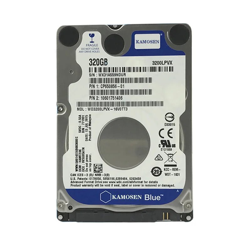 

160gb 250gb 320gb 500gb 1tb 2tb Internal Laptop Hard Drive Laptop PC Component 2.5HDD SATA2-SATA3 8mb / 32mb 5400RPM-7200RPM hdd