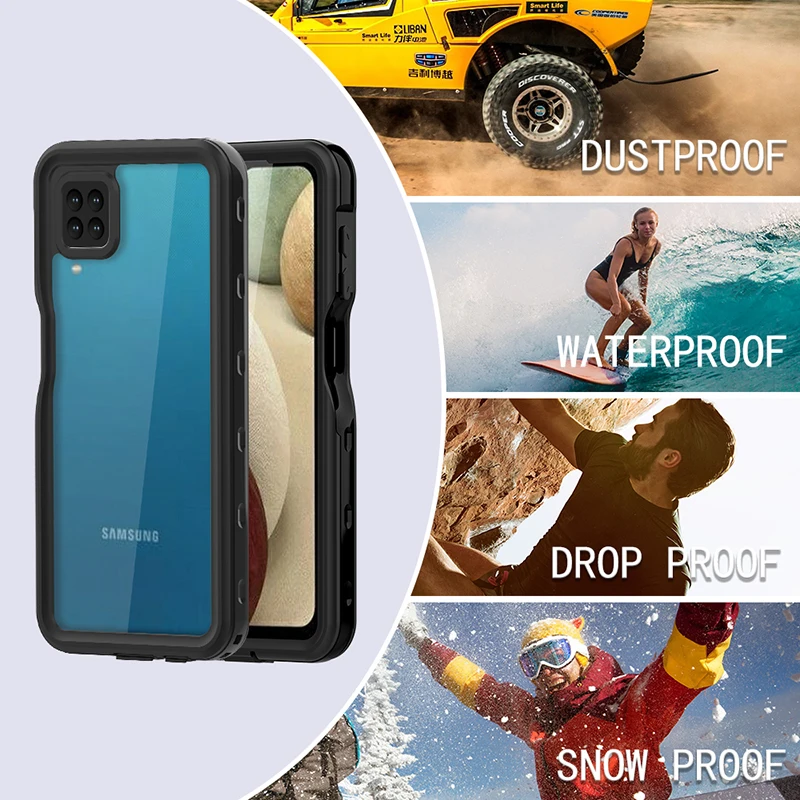 Redpepper Waterproof Case for Samsung A12 Full Sealed Snorkeling Underwater Cover for Funda Samsung a12 Clear Diving Coque
Redpepper Waterproof Case for Samsung A12 Full Sealed Snorkeling Underwater Cover for Funda Samsung a12 Clear Diving Coque