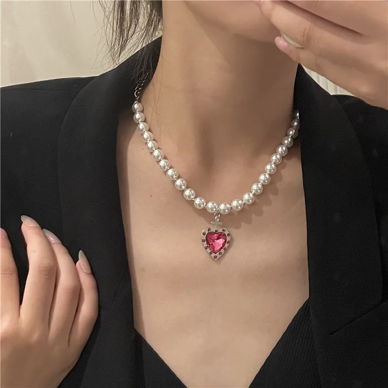 Fashion Romantic Love Heart Pearl Necklace For Women 2022 New Wedding Party Jewelry Elegant Choker Collares Christmas Gifts
Fashion Romantic Love Heart Pearl Necklace For Women 2022 New Wedding Party Jewelry Elegant Choker Collares Christmas Gifts