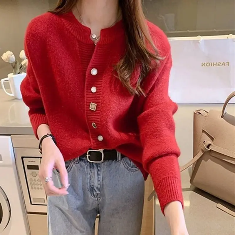 Knitted Cardigan Long Sleeve Women Sweaters Autumn Winter Loose Knit Sweater Coat Casual Jumper Top
Knitted Cardigan Long Sleeve Women Sweaters Autumn Winter Loose Knit Sweater Coat Casual Jumper Top