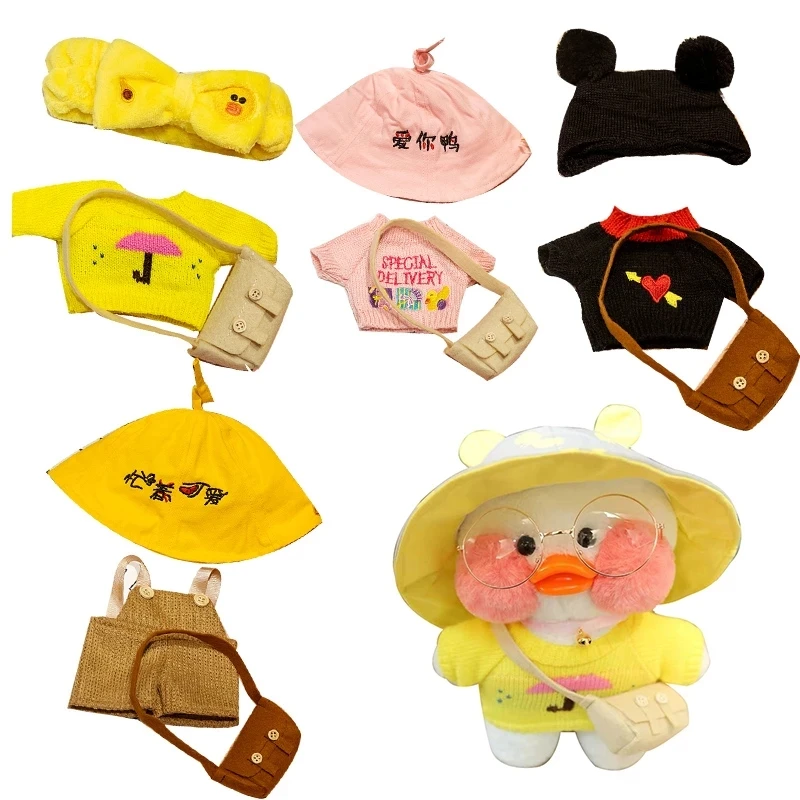 Clothing Accessories for 30cm Lalafanfan Yellow Duck Alpaca Pig Rabbit Plush Animal Doll Clothes Hair Band For Kids Girls Gifts
Clothing Accessories for 30cm Lalafanfan Yellow Duck Alpaca Pig Rabbit Plush Animal Doll Clothes Hair Band For Kids Girls Gifts