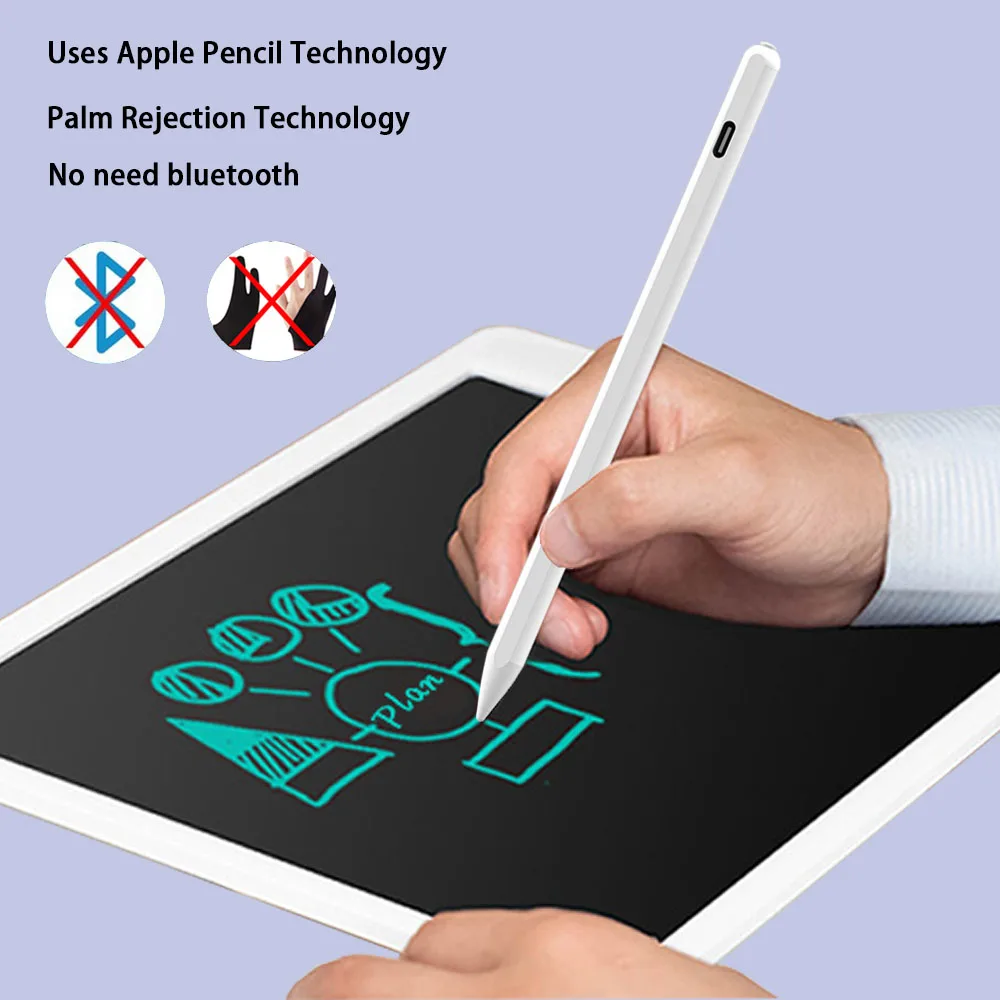 Stylus Pen for Apple iPad With Palm Rejection Active Tilt Sensitivity Pencil Comp Atible 2018-2021 Pro Precise Writing/Drawing
Stylus Pen for Apple iPad With Palm Rejection Active Tilt Sensitivity Pencil Comp Atible 2018-2021 Pro Precise Writing/Drawing