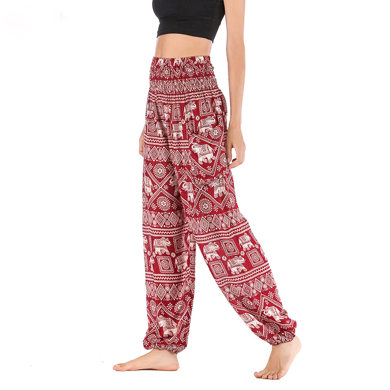 JESSIC Women Red Elephant Design Loose Fit Harem Pants Hippie Workout Party Beach Pants Casual Trousers Dropshipping
JESSIC Women Red Elephant Design Loose Fit Harem Pants Hippie Workout Party Beach Pants Casual Trousers Dropshipping