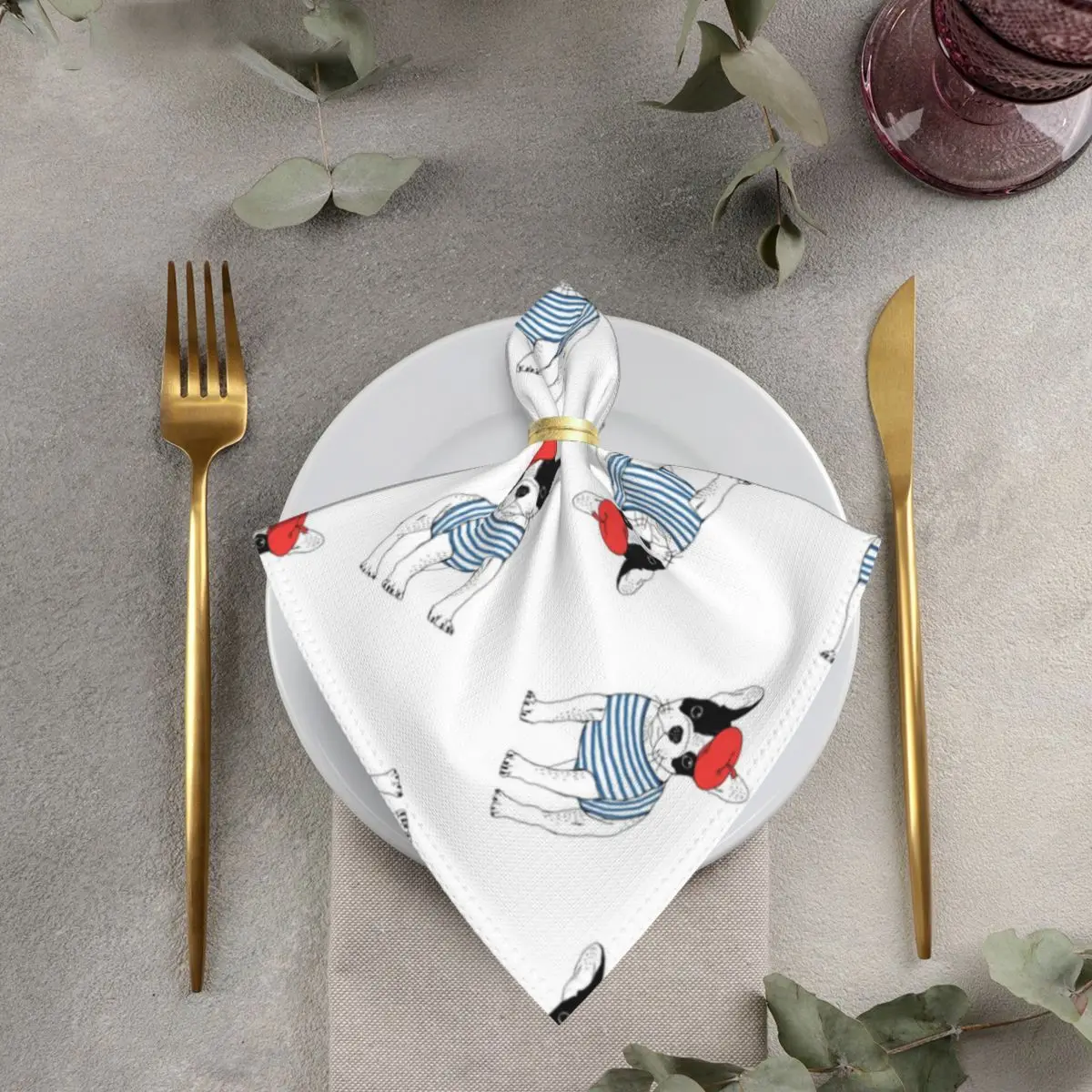 4pcs/6pcs Polyester Square Table Cloth Napkins Frenh Bulldog Boy Decoration Napkin for Wedding Birthday Holiday Housewarming
4pcs/6pcs Polyester Square Table Cloth Napkins Frenh Bulldog Boy Decoration Napkin for Wedding Birthday Holiday Housewarming