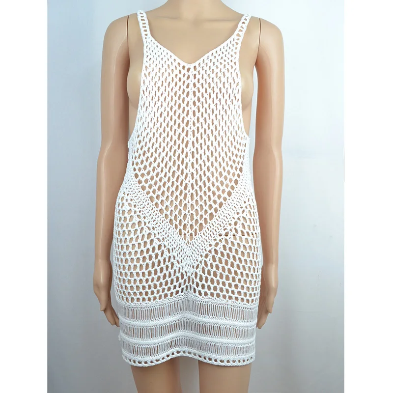 Women Beach Dress Sexy Strap Hollow Crochet Summer Sleeveless Backless Dresses Bohemian Boho Dress Vestidos Beach Wear WS7519V
Women Beach Dress Sexy Strap Hollow Crochet Summer Sleeveless Backless Dresses Bohemian Boho Dress Vestidos Beach Wear WS7519V