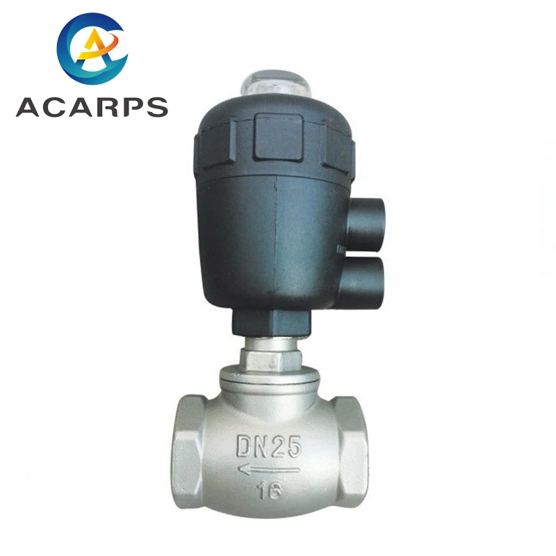 1/2" 3/4" 1" 1-1/4" 1-1/2" 2 inch Stainless Steel T-type Pneumatic Thread Globe Valve PTFE Sealing
1/2" 3/4" 1" 1-1/4" 1-1/2" 2 inch Stainless Steel T-type Pneumatic Thread Globe Valve PTFE Sealing