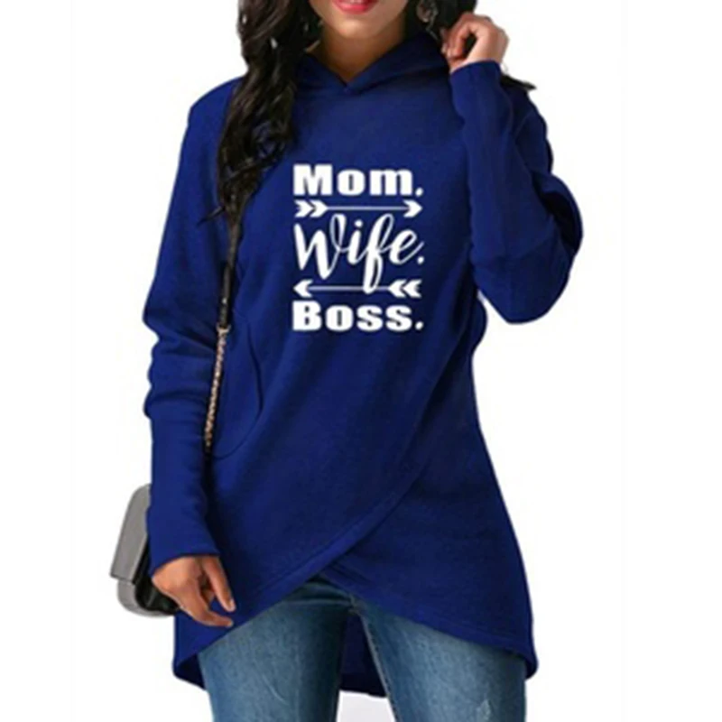 2020 New Autumn and Winter Women's Fashion Hoodies "Mom Wife Boss" Letter Cotton Sweatshirts Sweatshirts Hoodie Casual Clothing
2020 New Autumn and Winter Women's Fashion Hoodies "Mom Wife Boss" Letter Cotton Sweatshirts Sweatshirts Hoodie Casual Clothing