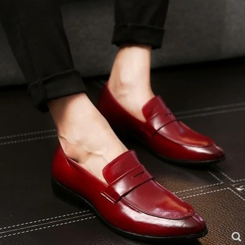 Men British Pointed Toe Men Leather Shoes Trend Youth Fashion Casual Hair Stylist Breathable Set Feet Wedding Leather Men Shoes
Men British Pointed Toe Men Leather Shoes Trend Youth Fashion Casual Hair Stylist Breathable Set Feet Wedding Leather Men Shoes