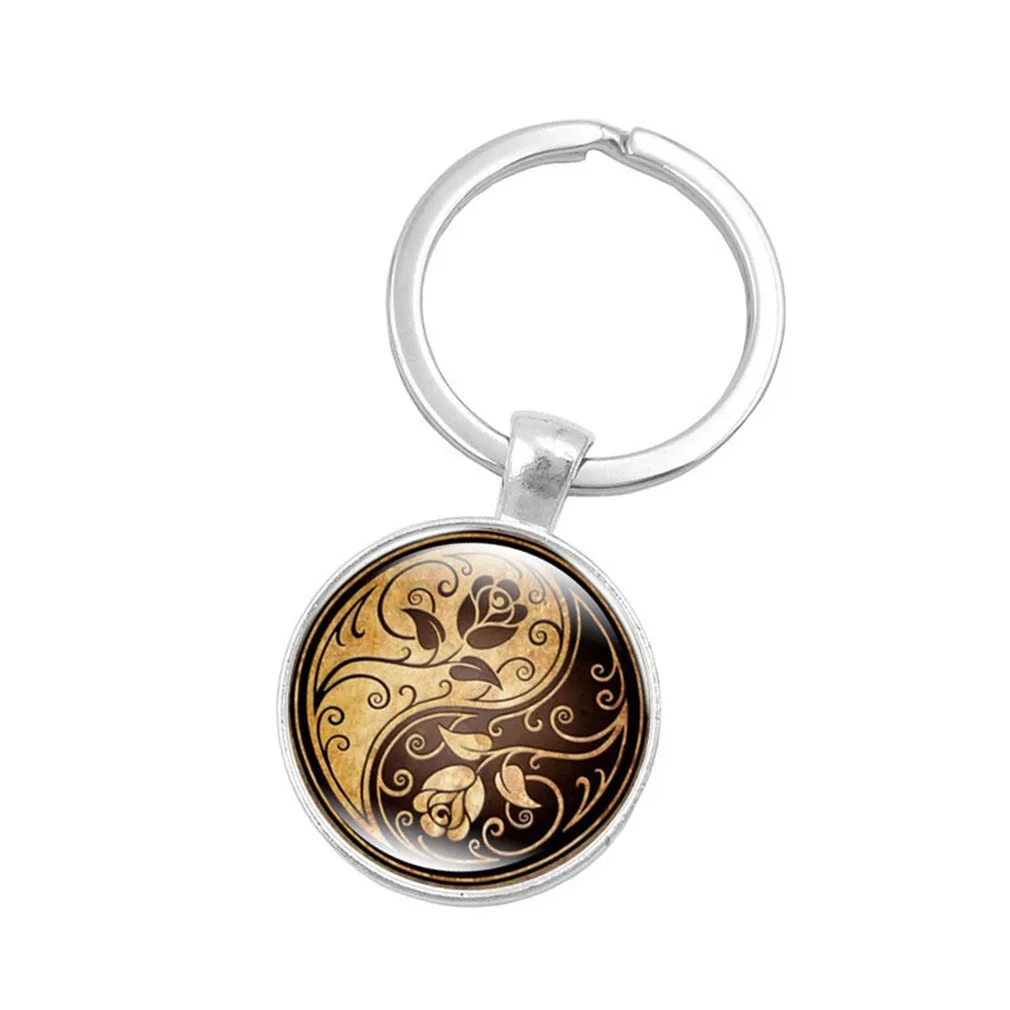 Yin and Yang Time Gemstone Keychain Personality Fashion Creative Wild Dog Footprint Glass Pendant Keychain
Yin and Yang Time Gemstone Keychain Personality Fashion Creative Wild Dog Footprint Glass Pendant Keychain
