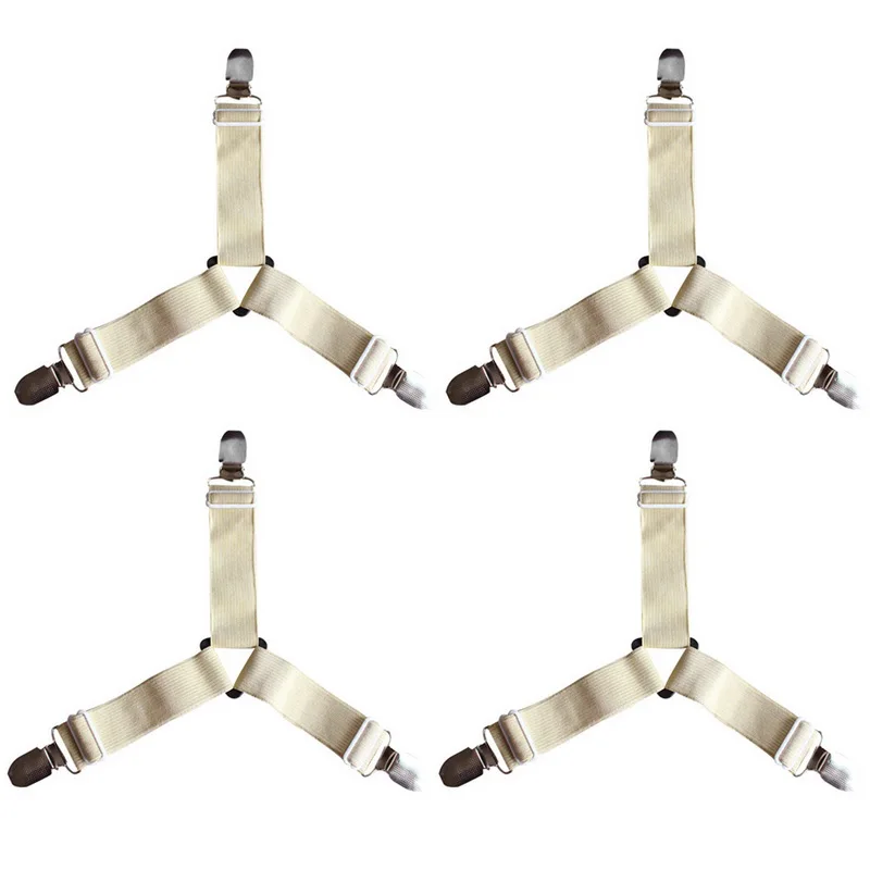 4Pcs Grippers Suspender Cord Clasps Adjustable Elastic Mattress Cover Adjustable Bed Sheet Fasteners Straps 35
4Pcs Grippers Suspender Cord Clasps Adjustable Elastic Mattress Cover Adjustable Bed Sheet Fasteners Straps 35