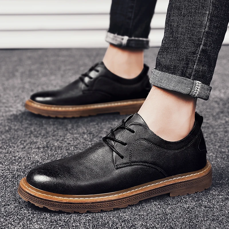 Men Oxfords Leather shoes Brogue Lace Up Mens Casual Shoes outdoor fashion Luxury Brand Men Shoes Adult homme Chaussure Homme
Men Oxfords Leather shoes Brogue Lace Up Mens Casual Shoes outdoor fashion Luxury Brand Men Shoes Adult homme Chaussure Homme