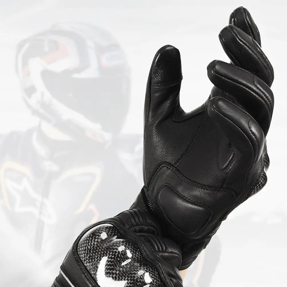 Motorcycle Sheepskin Full Finger Gloves Riding Carbon Fiber Breathable Gloves Motorbike Bicycle Fashion Glove Touch Screen Glove
Motorcycle Sheepskin Full Finger Gloves Riding Carbon Fiber Breathable Gloves Motorbike Bicycle Fashion Glove Touch Screen Glove