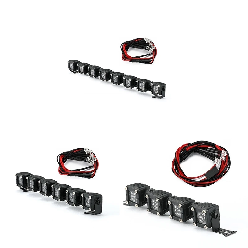 LED Lamp Roof Light Bar Spotlight Searchlight for 1/8 1/10 RC Crawler Car Axial SCX10 Traxxas TRX-4 Upgrade Parts
LED Lamp Roof Light Bar Spotlight Searchlight for 1/8 1/10 RC Crawler Car Axial SCX10 Traxxas TRX-4 Upgrade Parts