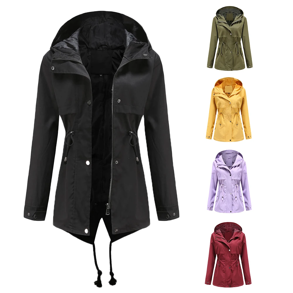 2021 new windbreaker mid-length light-windproof trench hooded jacket rainproof cloak
2021 new windbreaker mid-length light-windproof trench hooded jacket rainproof cloak